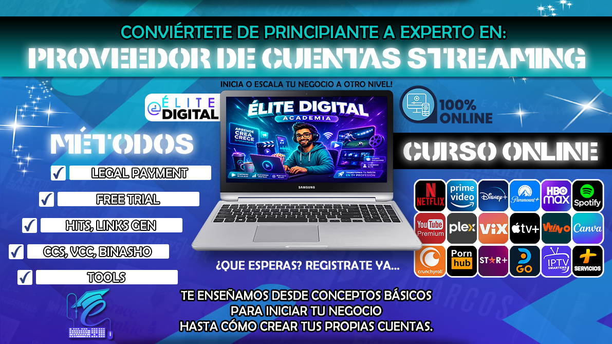 Curso De Cuentas Streaming 2026
